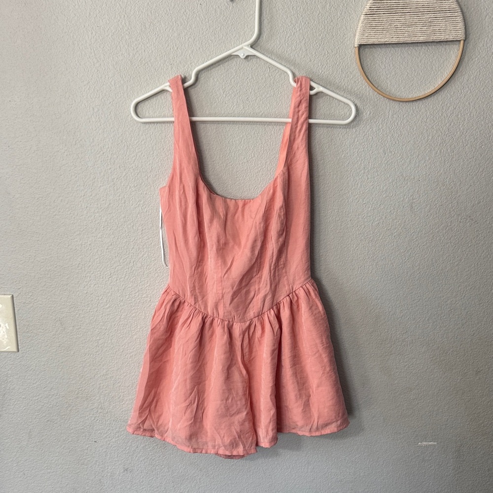 Princess Polly Coral Sleeveless Dress